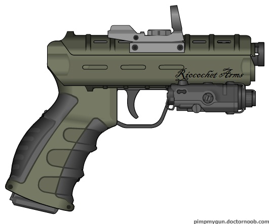 Ricochet Arms 'Ares' Combat Pistol